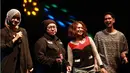 Bersama BBB, Ayushita dan Melly Goeslaw kembali meramaikan panggung musik tanah air melalui Kampung GaSS 2. (Deki Prayoga/Bintang.com)