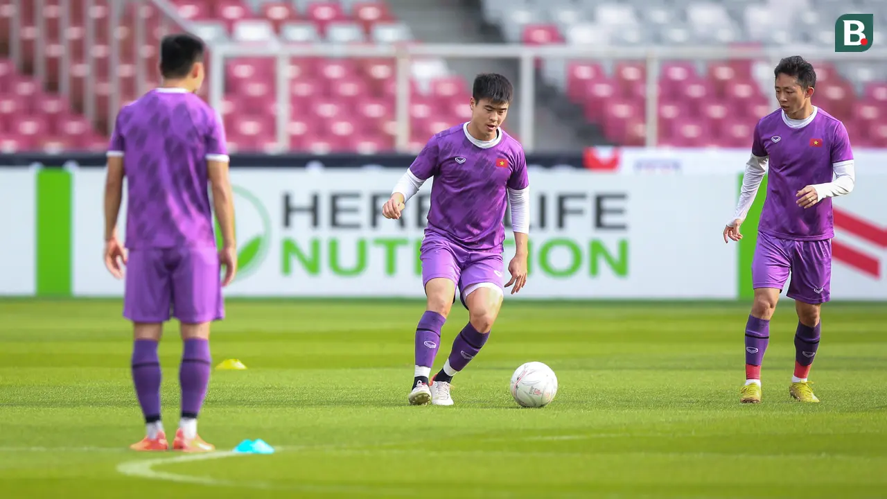 Official Training Timnas Vietnam Jelang Laga Semifinal Piala AFF 2022 Melawan Timnas Indonesia