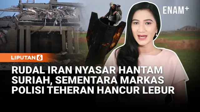 Rudal Iran Nyasar ke Suriah | Markas Polisi Teheran Hancur Dibombardir AS-Israel