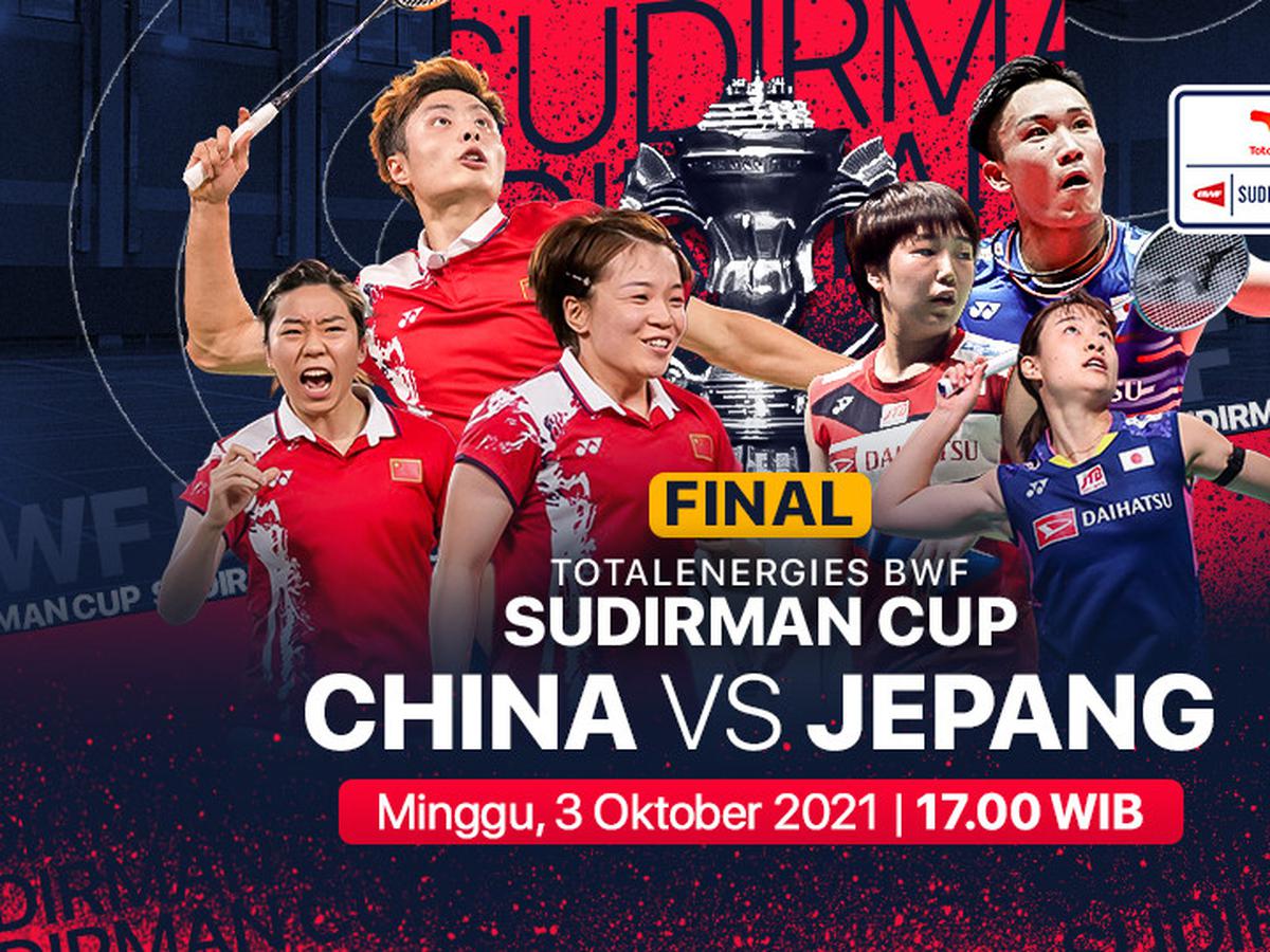 China vs japan sudirman cup 2021