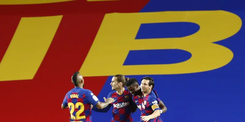 FOTO: Barcelona Tekuk Leganes 2-0, Lionel Messi Sumbang Gol