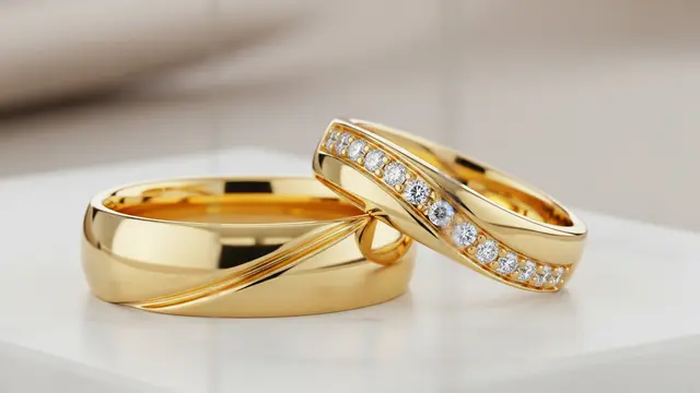 7 Model Cincin Nikah Emas Kuning, Desain Elegan yang Tak Lekang oleh Waktu