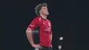 Pemain Timnas Indonesia, Ole Romeny, mengikuti sesi latihan pertama di lapangan latihan King Abdullah Sports City, Jeddah, pada Jumat (4/10/2025) malam waktu setempat. (Dok. Timnas Indonesia)