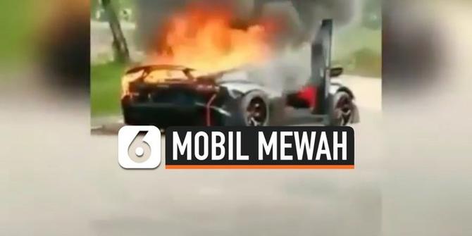 VIDEO: Mobil Mewah Milik Raffi Ahmad Terbakar