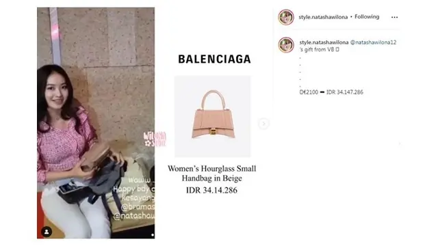 10 Koleksi Tas Mewah Natasha Wilona, Ditaksir Capai Ratusan Juta Rupiah