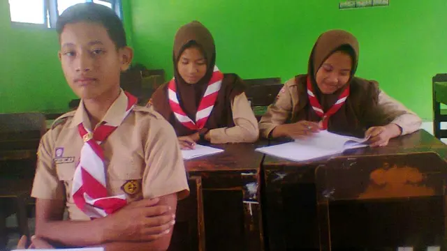 Septian Dwi Saputro, peroleh haknya mendapat pendidikan kepercayaan saat kelas 8 SMP. (Foto: Liputan6.com/MLKI/Muhamad Ridlo)