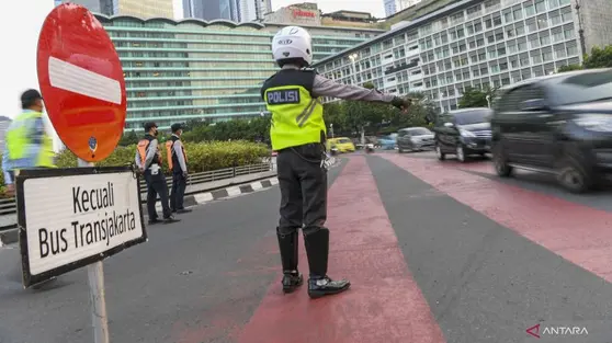1.249 Polantas Dikerahkan Atur Lalu Lintas Jakarta Selama Demo 28 Oktober