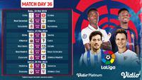 Jadwal La Liga Jornada ke-36, Live di Vidio 24-26 Mei: Celta vs Girona, Valladolid vs Barcelona