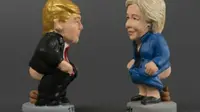 Hillary Clinton dan Donald Trump Jadi Model Boneka Unik