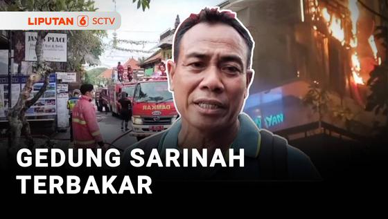 Gedung Sarinah Terbakar