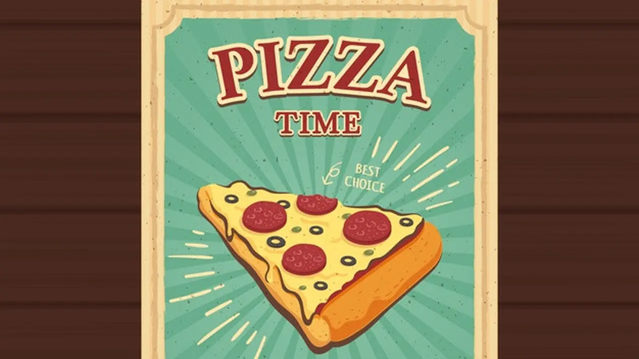 Ilustrasi brosur makanan