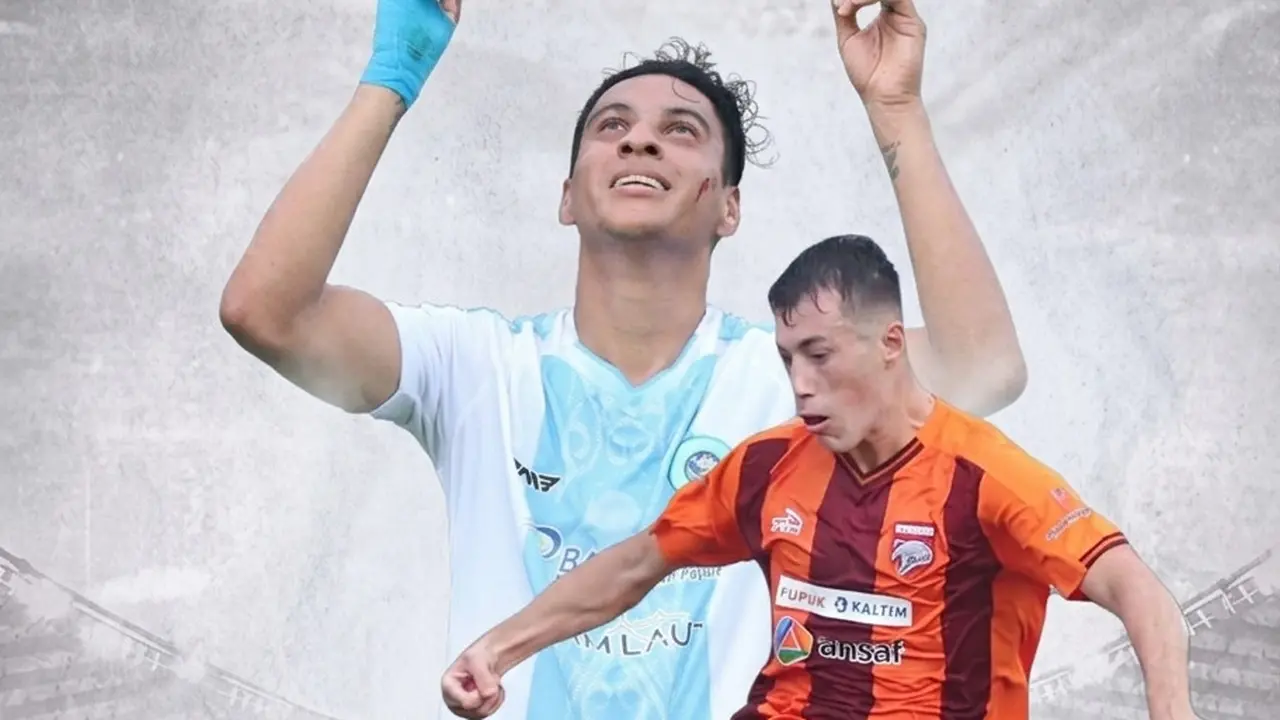 Duel Antarlini Borneo FC vs PSBS Biak