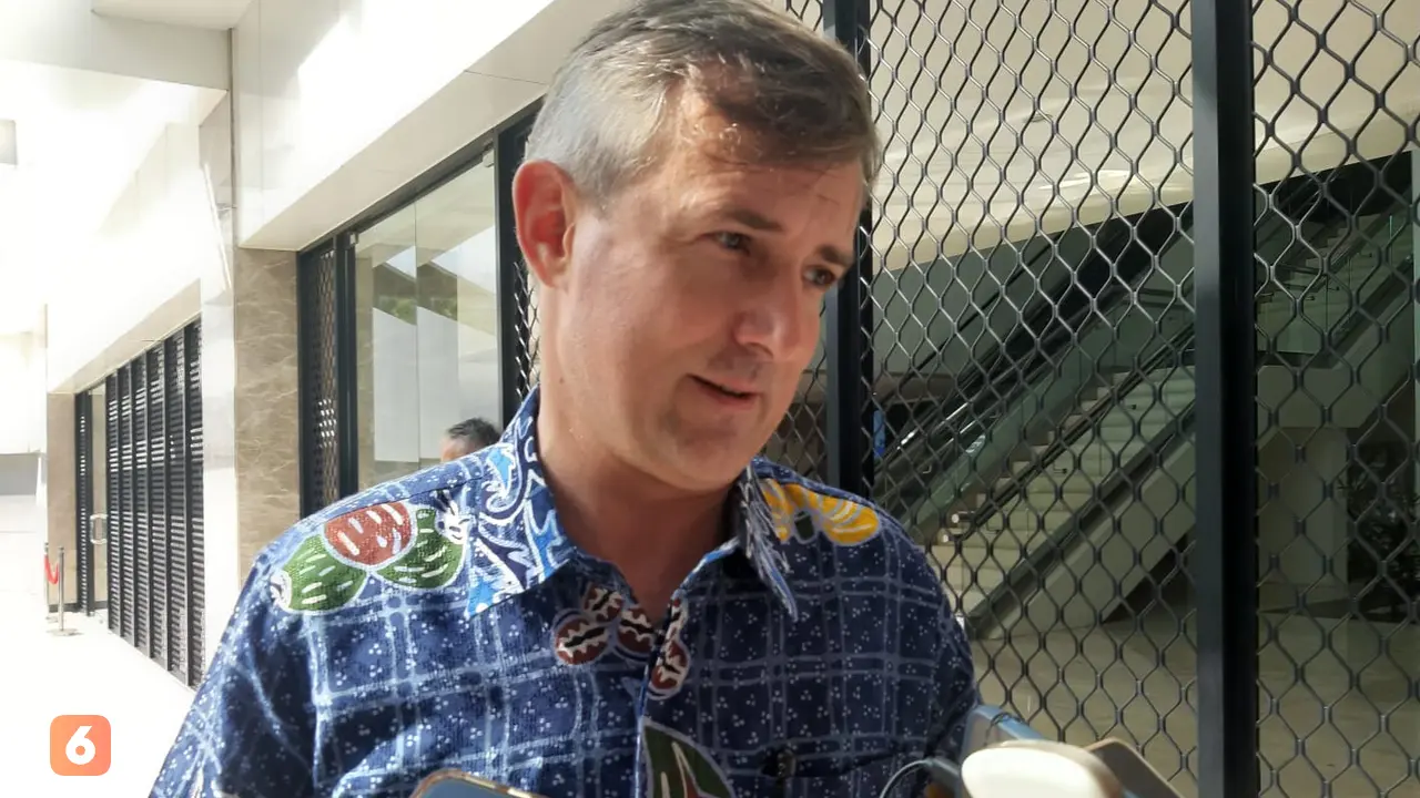 Duta Besar Ukraina untuk Indonesia Vasyl Hamianin di Sekretariat ASEAN.