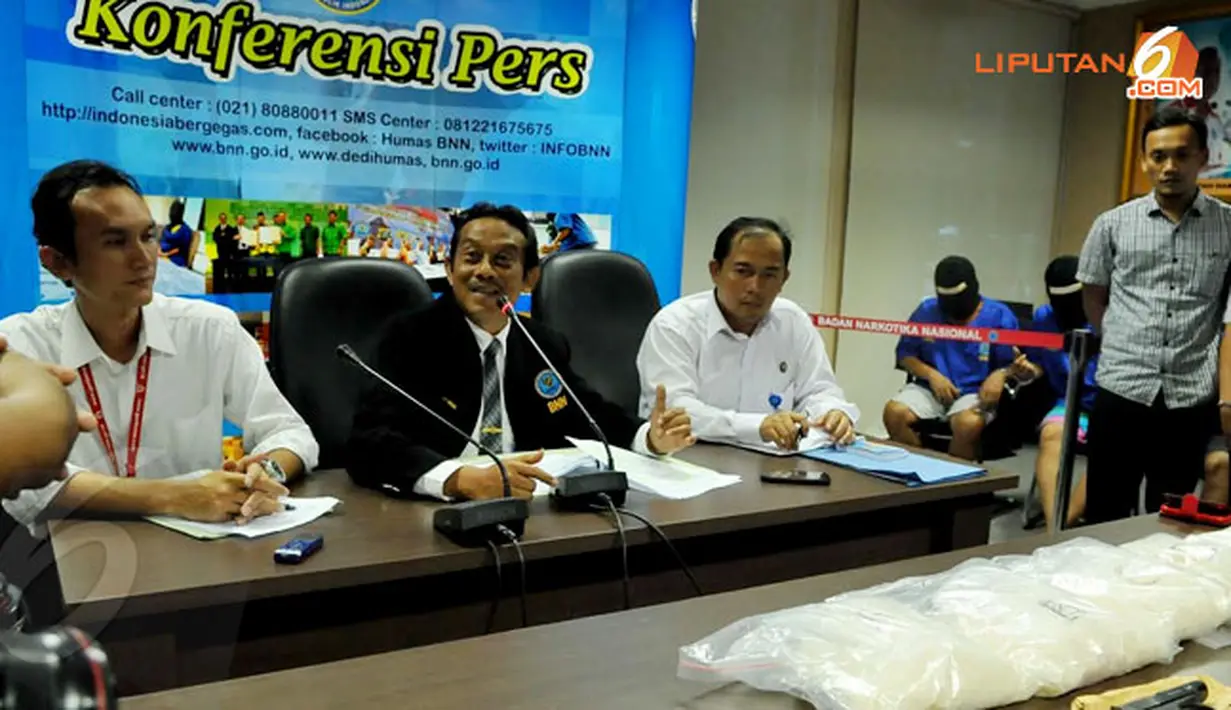 Pihak BNN menerangkan bahwa penyelundupan ini diotaki oleh seorang WNI yang sudah berulang kali memasok narkoba dari Malaysia ke Aceh via jalur laut (Liputan6.com/Andrian M Tunay).