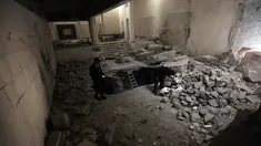 Kondisi Museum Mosul yang diduga dirusak oleh ISIS, Suriah, Senin (13/3). Museum yang didirikan pada 1952 tersebut kini hanya menyimpan puing-puing. (AFP PHOTO/AHMAD AL-RUBAYE)