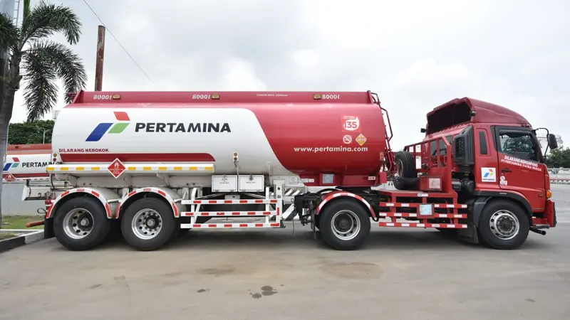 Ilustrasi mobil tangki BBM Pertamina. (Dok. Pertamina)