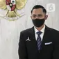 Ketua DPR Puan Maharani (kiri) menyampaikan sambutan saat menerima kunjungan Ketua Umum Partai Demokrat Agus Harimurti Yudhoyono di Gedung DPR RI, Jakarta, Kamis (6/8/2020). Pertemuan membahas krisis COVID-19 sektor ekonomi dan kesehatan hingga koalisi Pilkada 2020. (Liputan6.com/Johan Tallo)