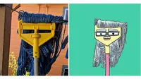 Pria Ini Imajinasikan Benda Punya Wajah, 7 Ilustrasinya Bikin Takjub