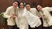6 Detail Gamis Maia Estianty di Pengajian Al Ghazali, Anggunnya Bikin Terpukau