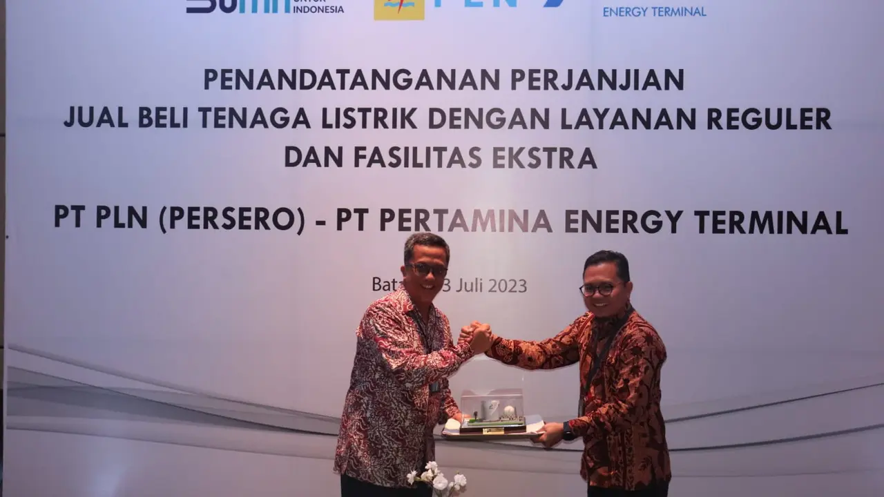 PT Pertamina Energy Terminal (PET) menjalin kerja sama dengan PT PLN (Persero) untuk memperkuat keandalan pasokan listrik di Terminal BBM Pulau Sambu.