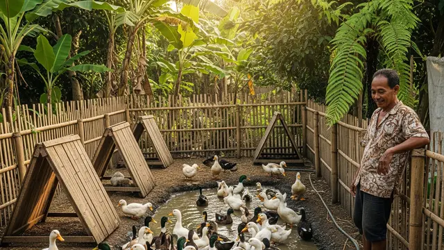 Ternak Bebek 10 Ekor untuk Pemula di Desa, Tips Lengkap Meraup Cuan