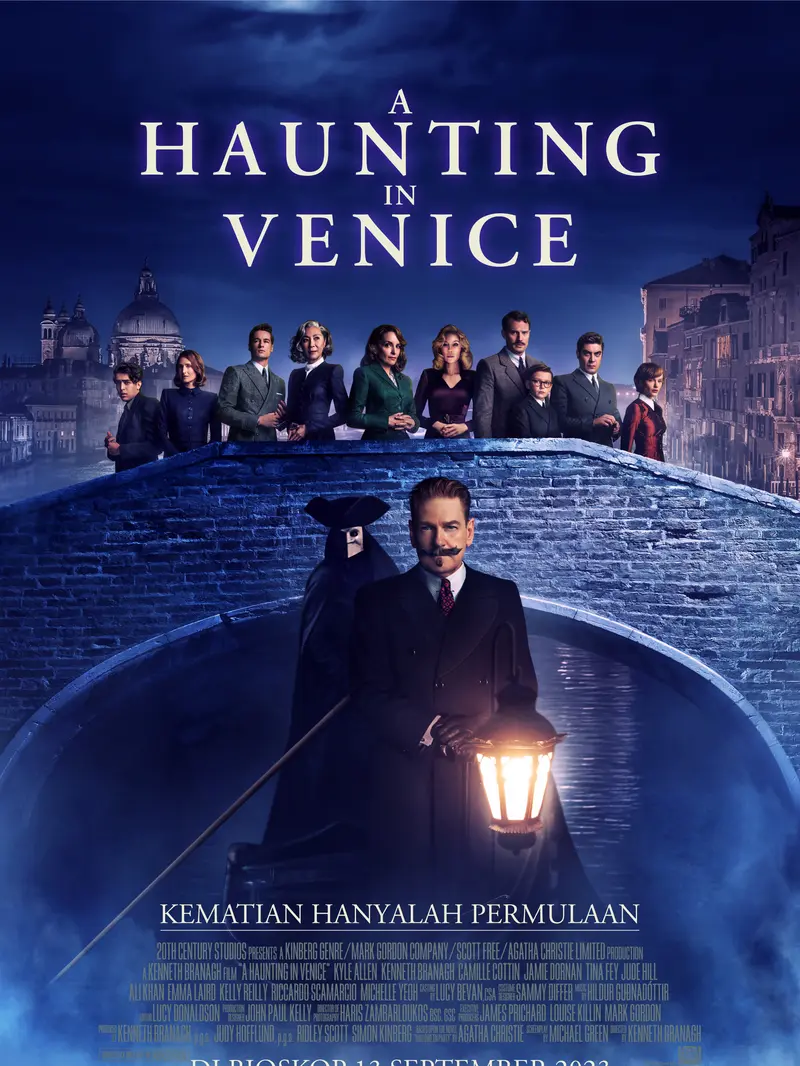 Telah Hadir Di Bioskop, Petualangan Penuh Misteri Terbaru Hercule Poirot Dalam A Haunting in Venice