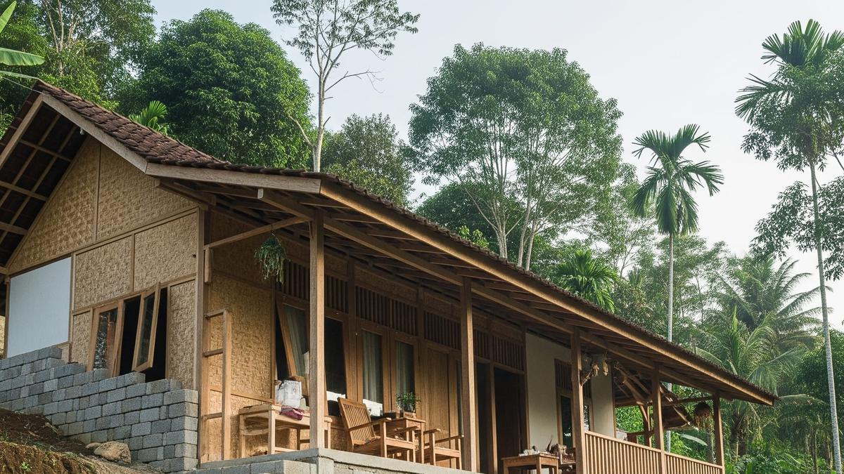 7 Model Rumah Sederhana Biaya Murah di Tanah Miring, Budget Rp50 Juta