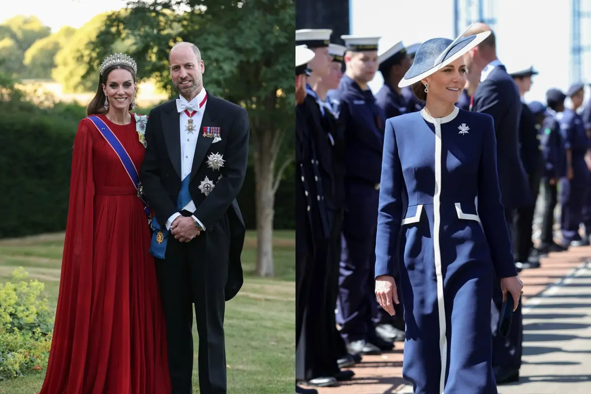 Konsep Gaun Diplomatik ala Kate Middleton, Pakai Gaun merah hingga Tiara Putri Diana
