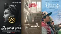 Poster Film The Forty Year Old Version, Marcel The Shell With Shoes On, dan Hunt for the Wilderpeople (imdb).