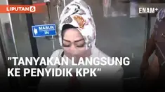 KADINKES LAMPUNG BUNGKAM USAI JALANI PEMERIKSAAN DI KPK