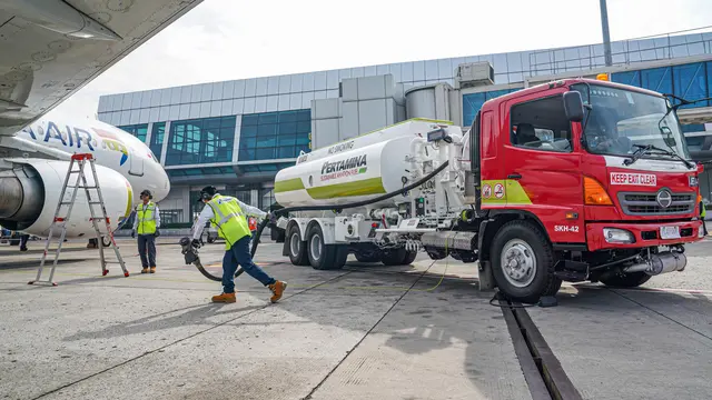 Pertamina Patra Niaga semakin memperluas jangkauan layanan SAF bagi maskapai. (Foto: Pertamina Patra Niaga)