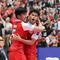 Pemain Timnas Futsal Indonesia, Ardiansyah Nur (kanan) merayakan gol bersama Israr Megantara dalam laga final Piala Asia Futsal 2026 melawan Iran yang berlangsung di Indonesia Arena, Senayan, Jakarta, Sabtu (07/02/2026). (Bola.com/Bagaskara Lazuardi)