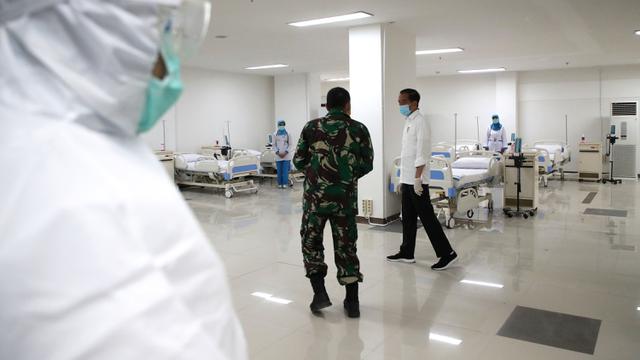 Jokowi Pastikan RS Darurat Siap Beroperasi