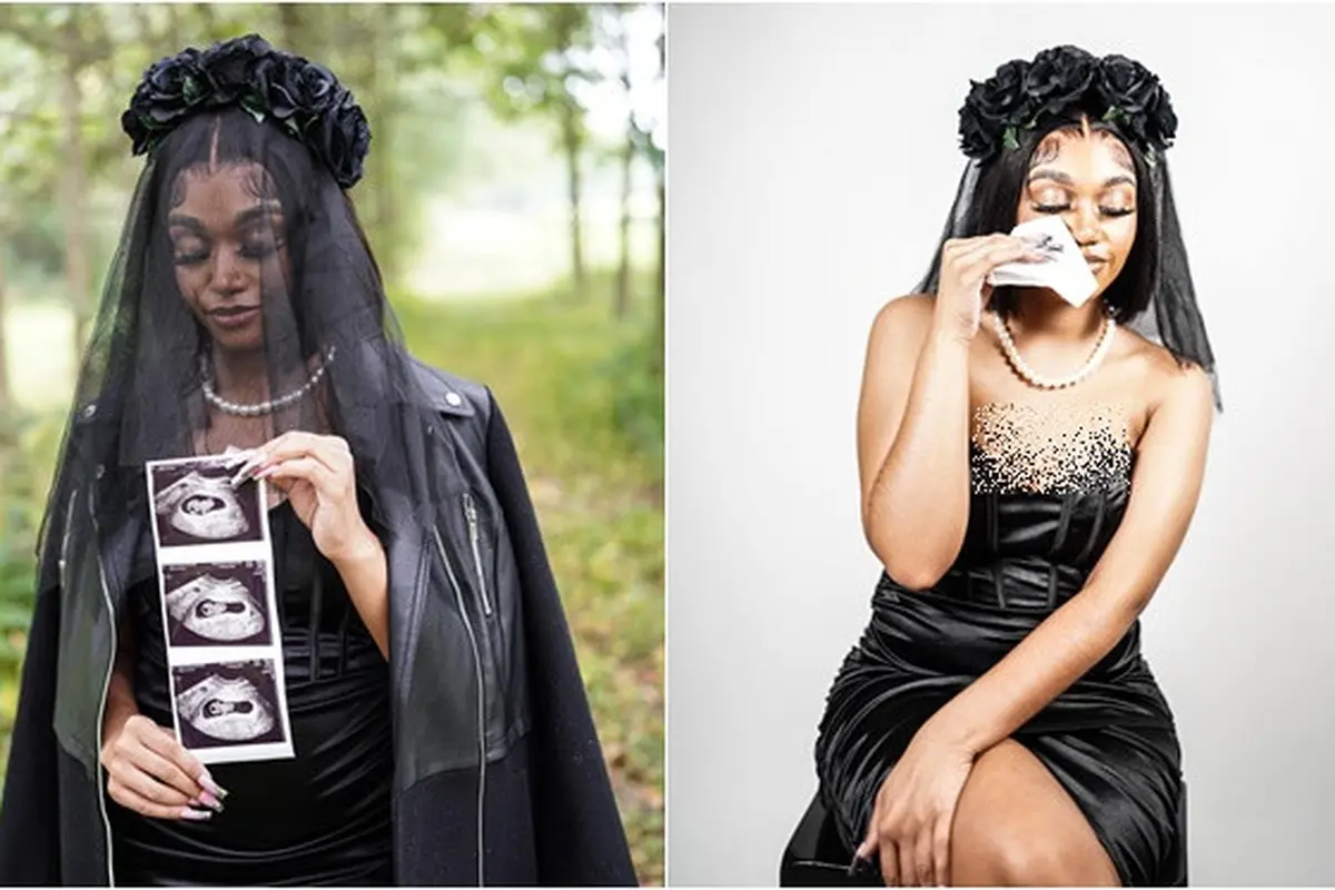 Wanita 23 Tahun Ini Jalani Maternity Shoot Bertema Pemakanan, Potretnya Unik