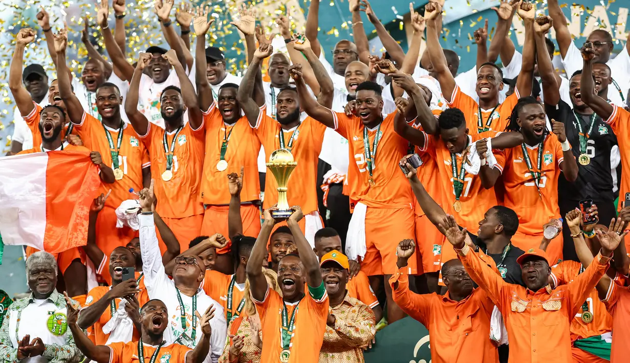 Sebelumnya, kedua timnas ini pernah bertemu di fase penyisihan grup A Piala Afrika 2023, kala itu Nigeria unggul 1-0 atas Pantai Gading. (FRANCK FIFE/AFP)
