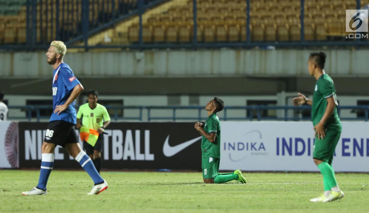 PSMS bisa tampil mengejutkan lawan Persib (Liputan6.com/Helmi Fithriansyah)