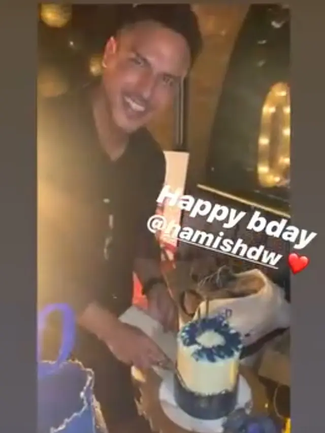 Hamish Daud Resmi Berusia 40 Tahun, Dirayakan dengan 4 Kue Ulang Tahun Serba Biru