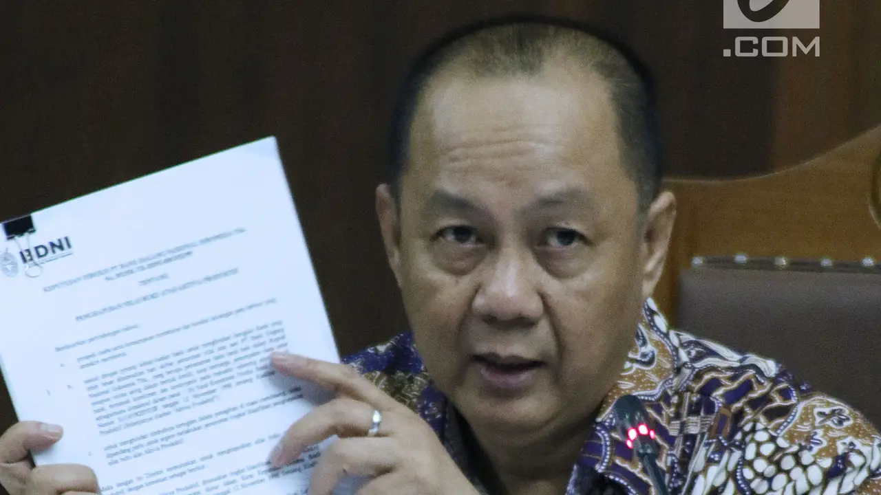 Sidang Korupsi BLBI, Mantan Kepala BPPN Simak Keterangan Saksi Ahli