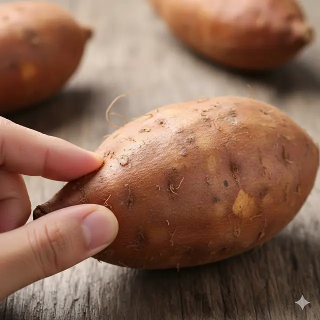 Ubi cilembu siap bakar (Foto: Gemini AI)