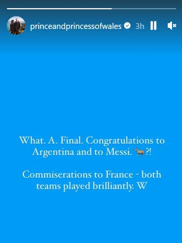 Unggahan Pangeran William. (Instagram/ princeandprincessofwales)