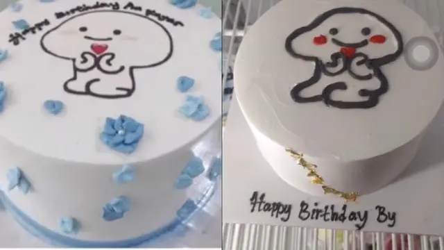 Tak Sesuai Ekspektasi, 7 Potret Bento Cake Ini Bikin Ikut Ngelus Dada. (Sumber: TikTok/aprilia.pt)
