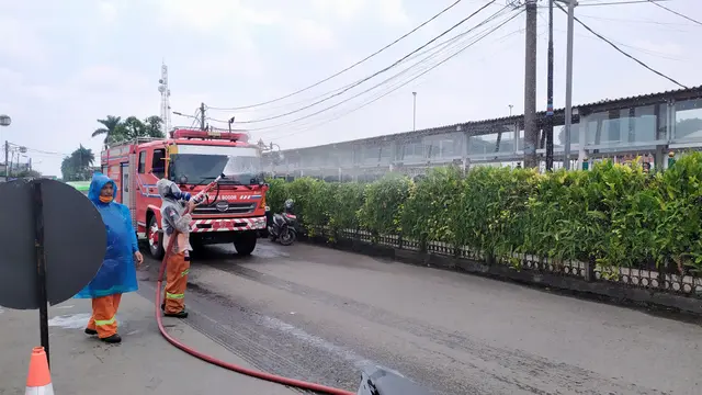 Cegah Covid-19, Kota Bogor Disemprot Disinfektan