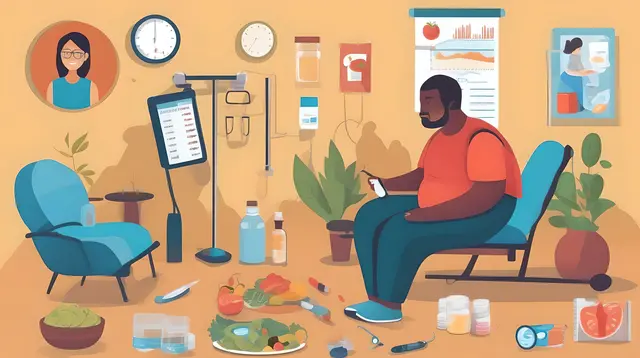 Apakah Orang yang Terkena Diabetes Bisa Sembuh Total? Simak Panduan Lengkap Pengendalian Diabetes, Dari Diet Hingga Pemeriksaan Rutin (Ilustrasi Pasien Diabetes by AI)