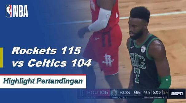 James Harden mencetak 42 poin untuk memimpin Houston atas Boston 115 - 104