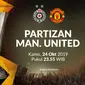 Liga Europa - Partizan Vs Manchester United (Bola.com/Adreanus Titus)