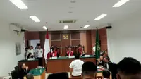 Sidang putusan PN Batam terhadap penipuan dan penggelapan yang dilakukan direktur PT Batam Riau Bertuah, Roma Nasir. Foto: liputan6.com/ajang nurdin&nbsp;