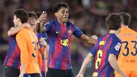 Barcelona Raih Trofi Liga Spanyol, Lamine Yamal Langsung Balas Sindiran Jude Bellingham