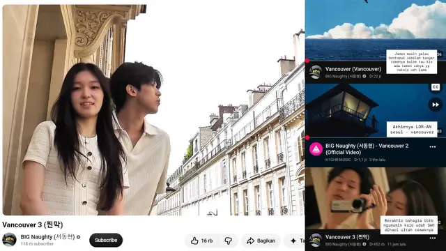 Bucin Akut, Rapper BIG Naughty Abadikan Kisah Cintanya dengan Sang Istri Lewat Trilogi Lagu Vancouver