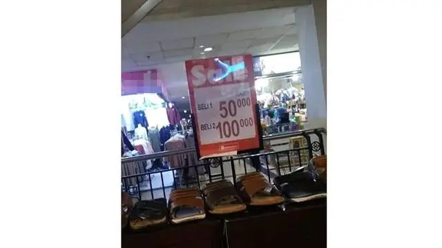 6 Tulisan Promo Jualan Beli 1 Gratis 1 Ini Nyeleneh, Bikin Pembeli Bingung