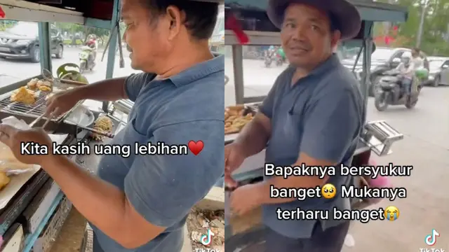 Kebaikan Berbuah Keberuntungan, Pedagang Gorengan Beri Ojol Pertolongan Dibalas Rezeki